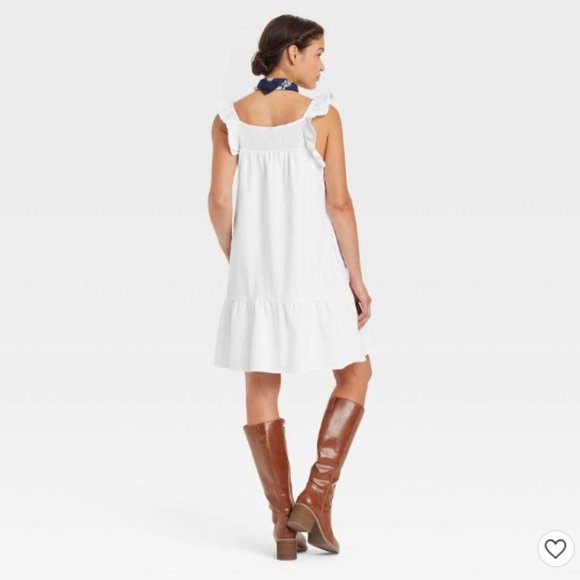 New Universal Thread Flutter Sleeveless Short Dress Sz small - Picture 2 of 3